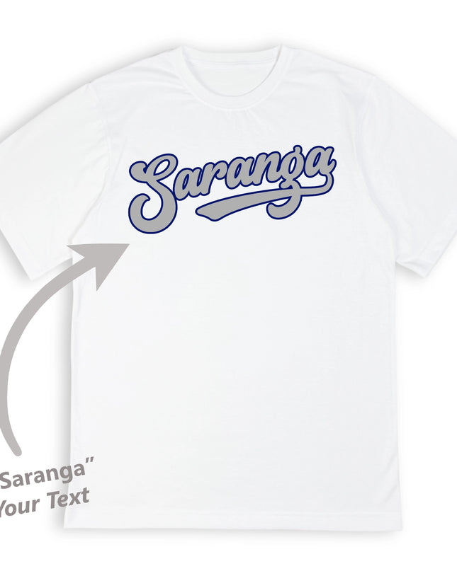 ink. Custom Varsity Signature Script T-Shirt