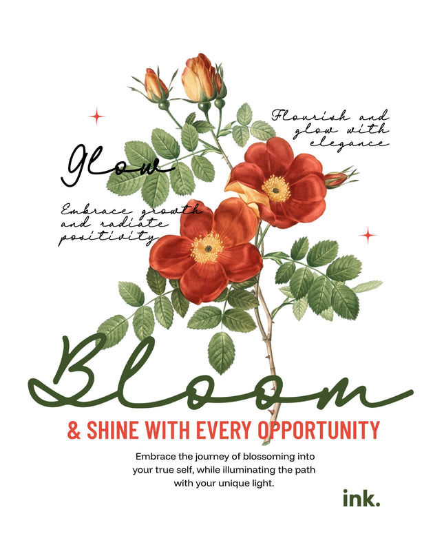 Bloom & Shine Graphic T-Shirt