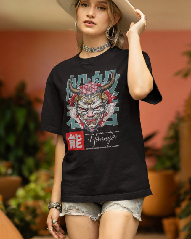 Japan Mask Graphic Women T-Shirt