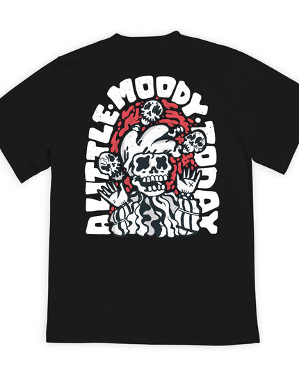 A Little Moody Today Skeleton Graphic Tee