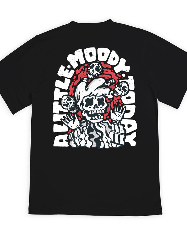 A Little Moody Today Skeleton Graphic Tee