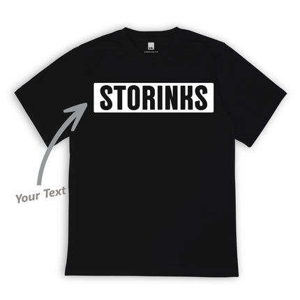 Custom ink. Delta Block Custom Text T-Shirt