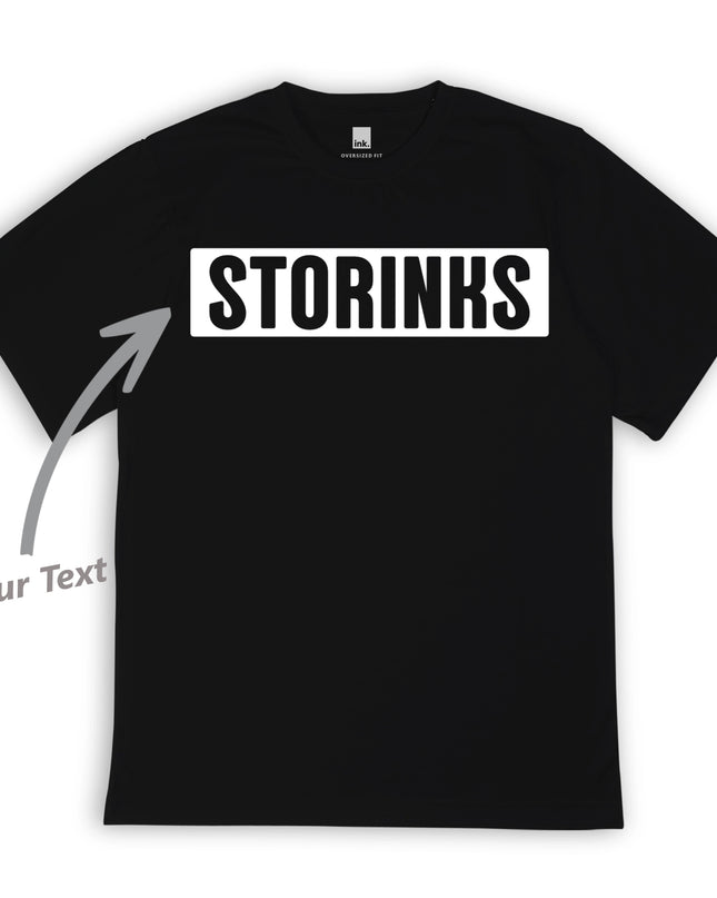 Custom ink. Delta Block Custom Text T-Shirt