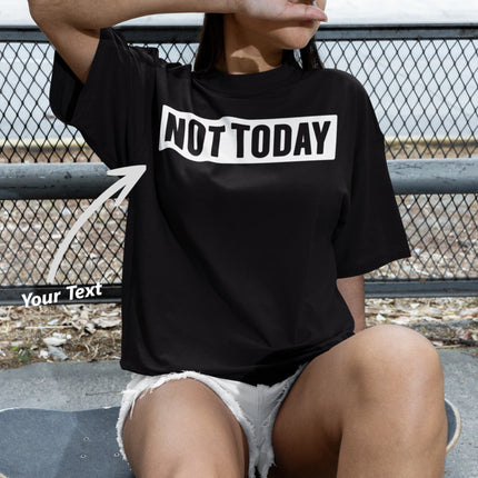 Custom ink. Delta Block Custom Text T-Shirt