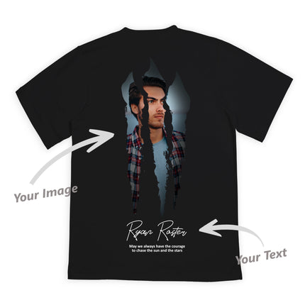 Custom ink. Rip & Reveal Photo T-Shirt
