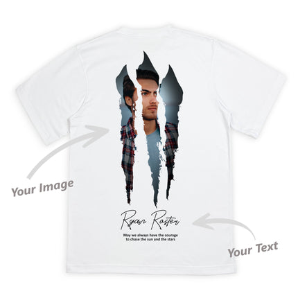 Custom ink. Rip & Reveal Photo T-Shirt