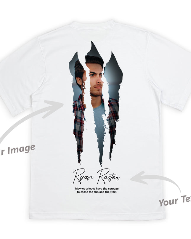 Custom ink. Rip & Reveal Photo Tee
