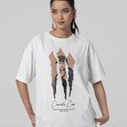 White / Oversized - Unisex / Front Print