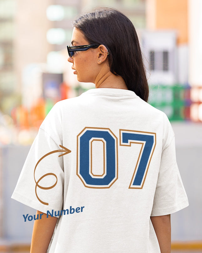 ink. Custom Varsity Number T-Shirt