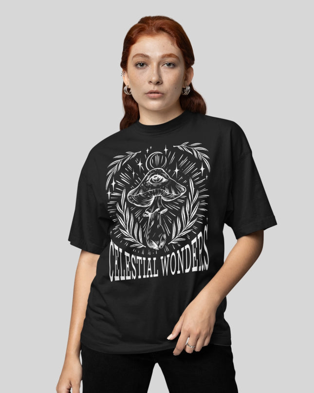 Wonders Mushroom Psychedelic Graphic T-Shirt