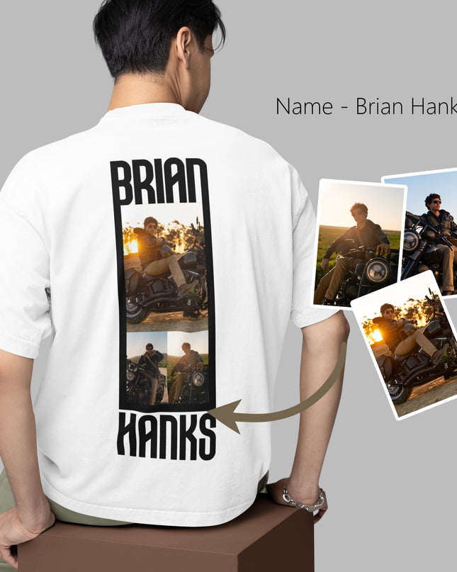 Custom ink. Vertical Statement Photo T-Shirt
