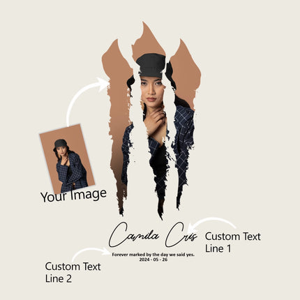 Custom ink. Rip & Reveal Photo T-Shirt