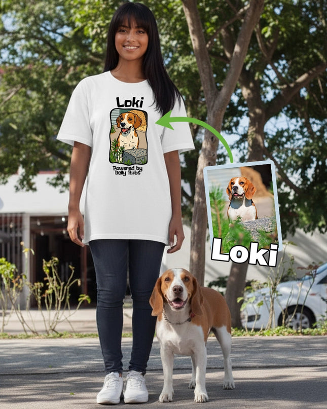 Custom ink. Toon Pet Photo T-Shirt