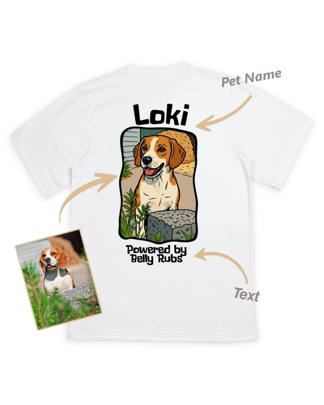 Custom ink. Toon Pet Photo T-Shirt