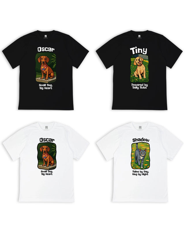 Custom ink. Toon Pet Photo T-Shirt