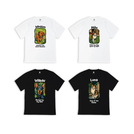 Custom ink. Toon Pet Photo T-Shirt
