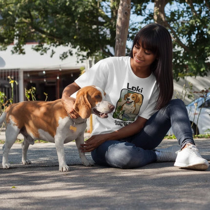 Custom ink. Toon Pet Photo T-Shirt