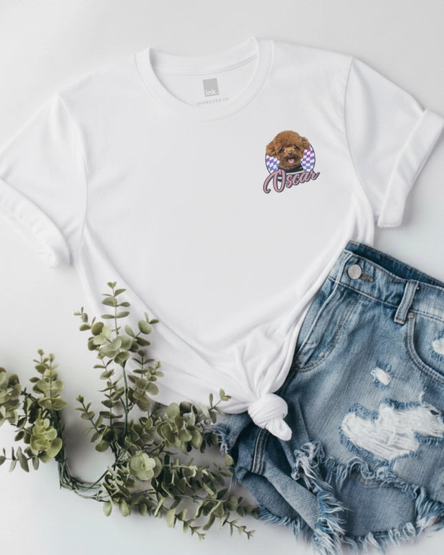 Custom ink. Pet Portrait Retro Tee