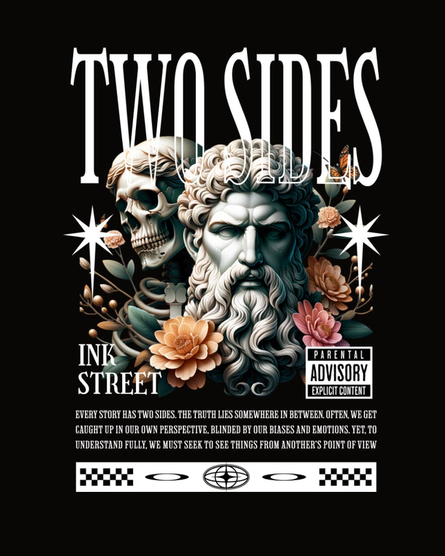 Two Side Streetwear Graphic T-Shirt