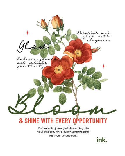 Bloom & Shine Graphic T-Shirt