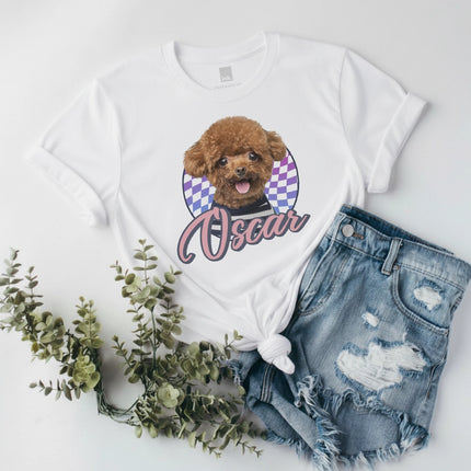 Custom ink. Pet Portrait Retro Tee