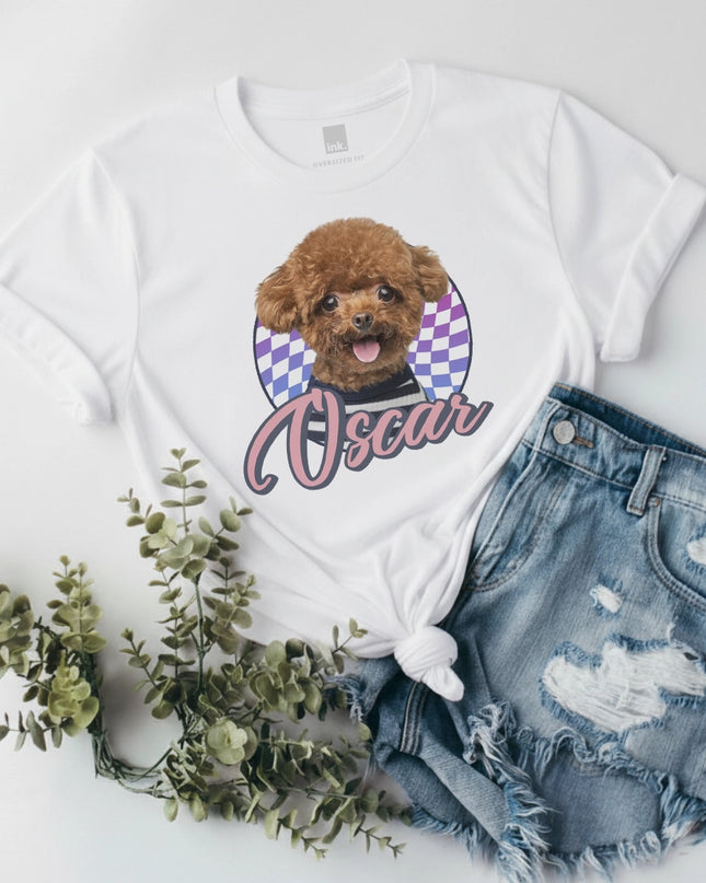 Custom ink. Pet Portrait Retro Tee