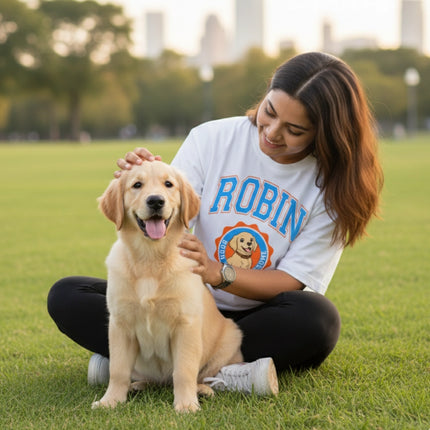 Custom ink. Pet Mascot Personalized Varsity Tee