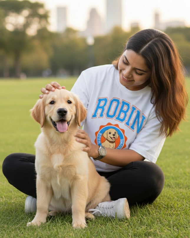 Custom ink. Pet Mascot Personalized Varsity Tee