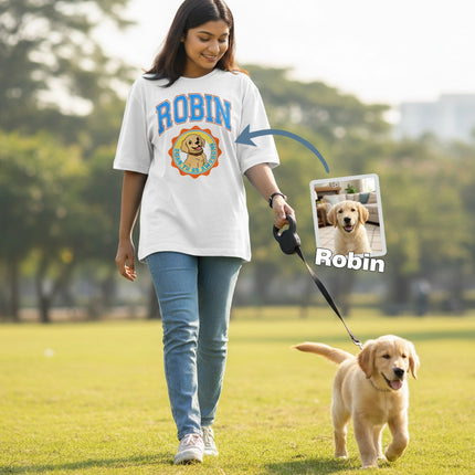 Custom ink. Pet Mascot Personalized Varsity Tee