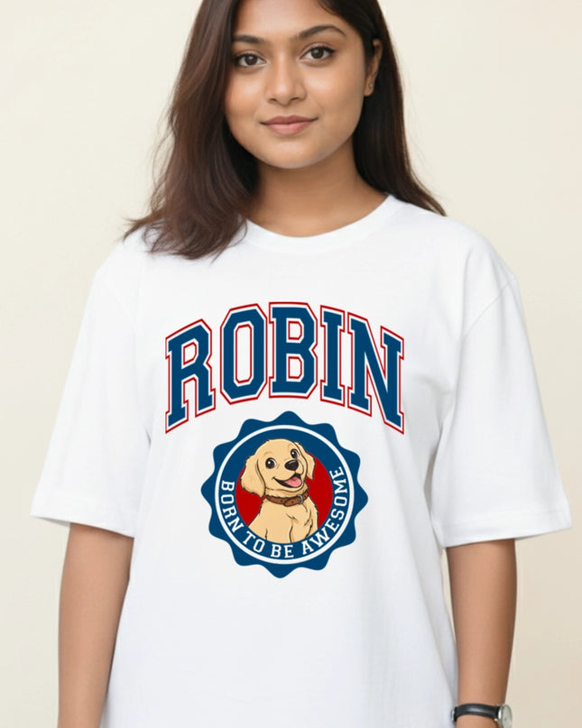 Custom ink. Pet Mascot Personalized Varsity Tee