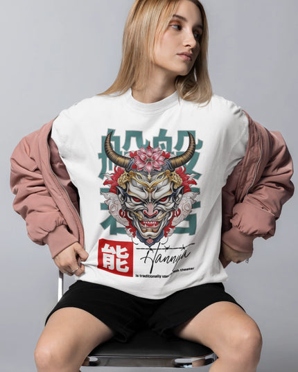 Japan Mask Graphic Women T-Shirt