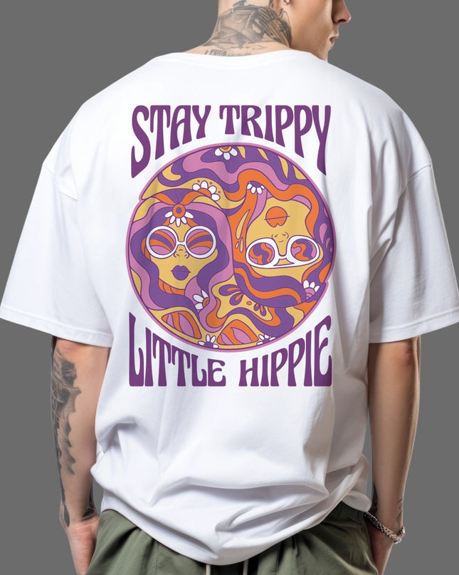 Stay Trippy Little Hippie Psychedelic Graphic T-Shirt