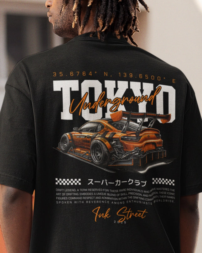 Tokyo Underground Drift Graphic T-Shirt