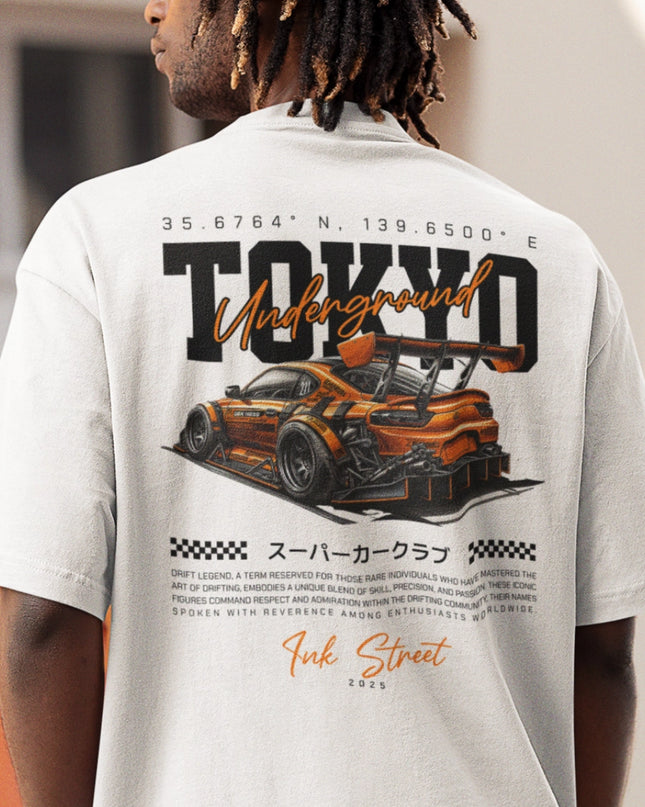 Tokyo Underground Drift Graphic T-Shirt