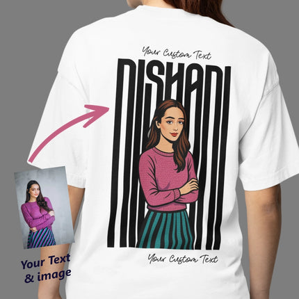 Vertical Portrait Custom T-Shirt