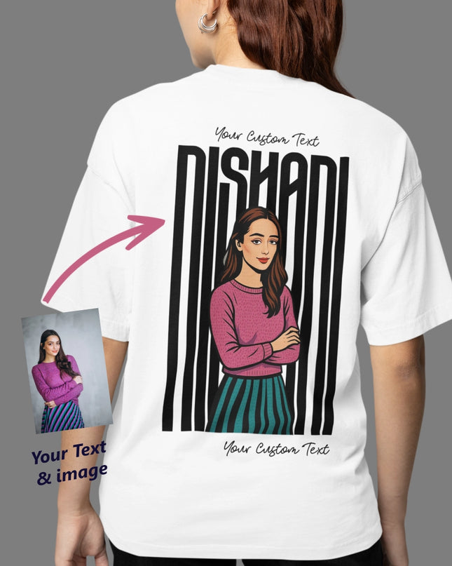 Vertical Portrait Custom T-Shirt