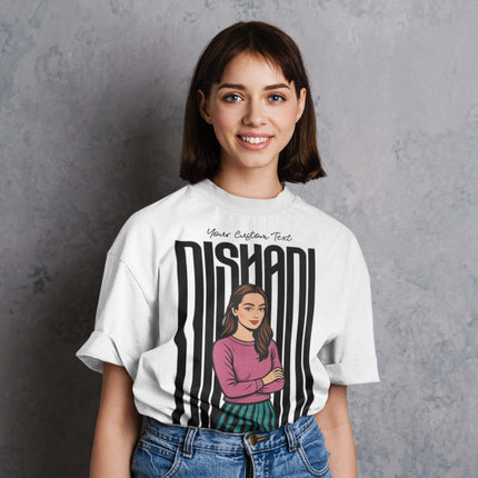 Vertical Portrait Custom T-Shirt