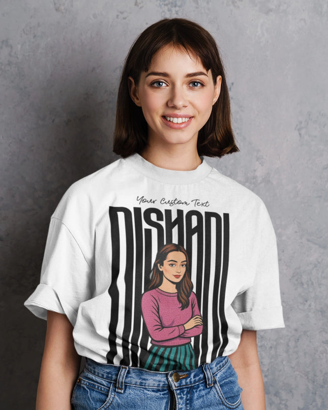 Vertical Portrait Custom T-Shirt