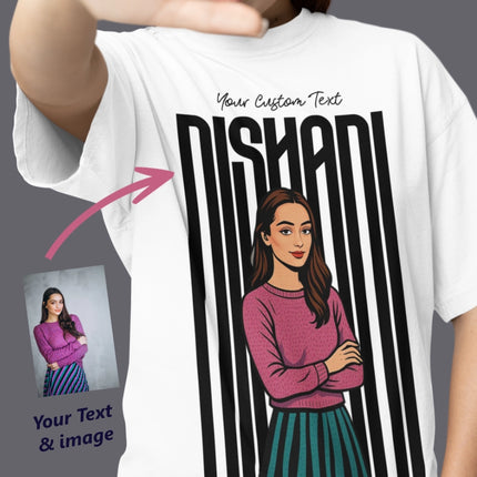 Vertical Portrait Custom T-Shirt