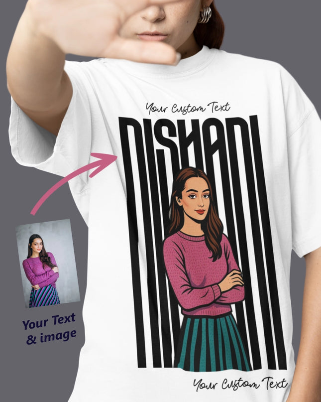 Vertical Portrait Custom T-Shirt