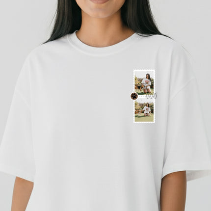 Custom ink. Pet stamp photos custom tee