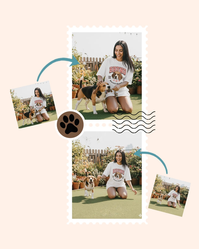 Custom ink. Pet stamp photos custom tee